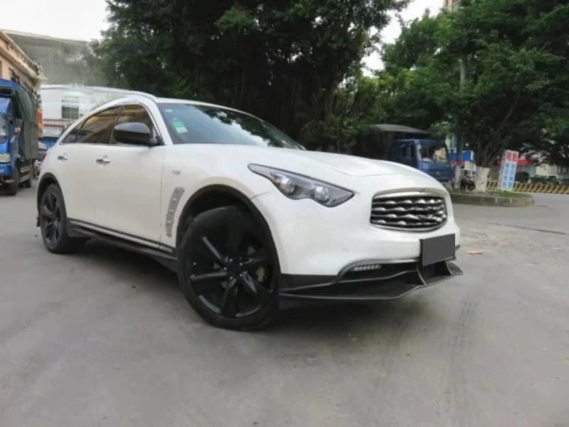 Carbon Fiber Body Kit Front LIP Diffuser Side Skirt Spoiler for Infiniti FX35 FX37 QX70 Bumper Body Kits